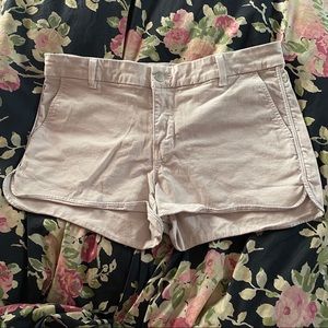 J BRAND Khaki Tailored Stretch Shorts | Size 27